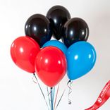 Маленькое фото 1: Композиция из 7 шаров с гелием, 30 см, вар. 23