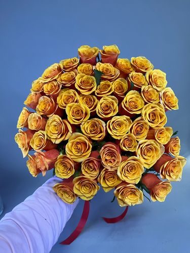 Фото флориста 1: Красные хризантемы