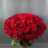 Фото флориста 3: Акция! Букет из 101 красной розы, 40 см, Россия