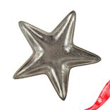 Маленькое фото 2: Поднос «Звезда» (металл), H2,5x19x18,5см, серебряный