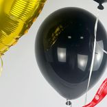 Маленькое фото 5: Композиция из 3 шаров с гелием «Золотое сердце»