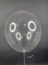 Фото флориста 1: Шар с гелием, 30 см, прозрачный, кристалл