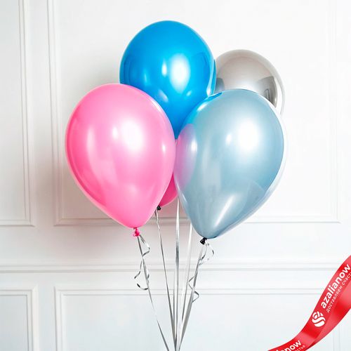 Композиция из 5 шаров с гелием, 30 см, вар.19