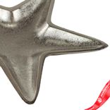 Маленькое фото 4: Поднос «Звезда» (металл), H2,5x28x27,5см, серебряный