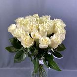 Фото флориста 2: Акция! Букет из 19 белых роз «Первое свидание»