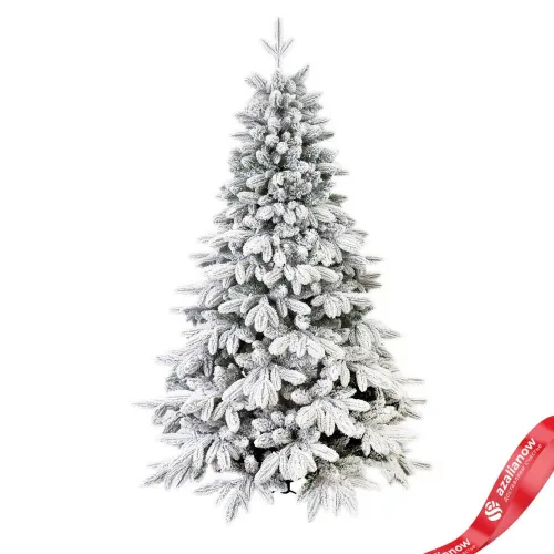 Ель искусственная заснеженная «Ленинградская» (PVC+PE), 3м, белый