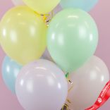 Маленькое фото 5: Композиция из 10 шаров с гелием, 30 см, ассорти