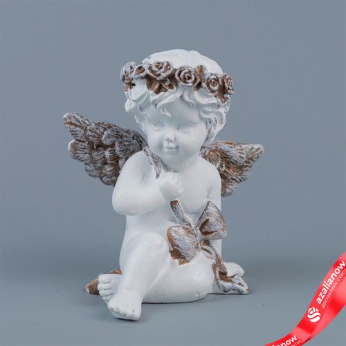 Сувенир «Ангел» (полирезин), H6,5х6х5см, белый