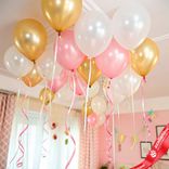 Маленькое фото 1: Композиция из 21 шара с гелием «День рождения»