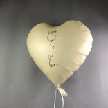 Фото флориста 3: Шар с гелием «Сердце Роза», 46 см