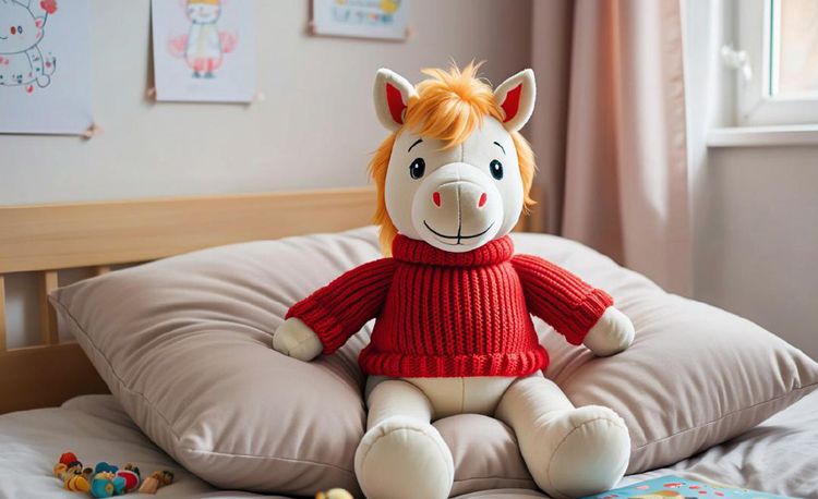 Мягкая игрушка Лошадь для детей