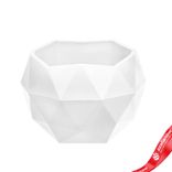 Маленькое фото 1: Кашпо «Топаз» (пластик), D22xH15см, 2,5л, белый