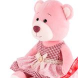 Маленькое фото 2: Игрушка м/н «Мишка Молли» в платье в подар. кор., 21см, розовый