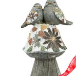 Маленькое фото 2: Сувенир «Птички на грибе» (керамика), H40x22х19см, серый