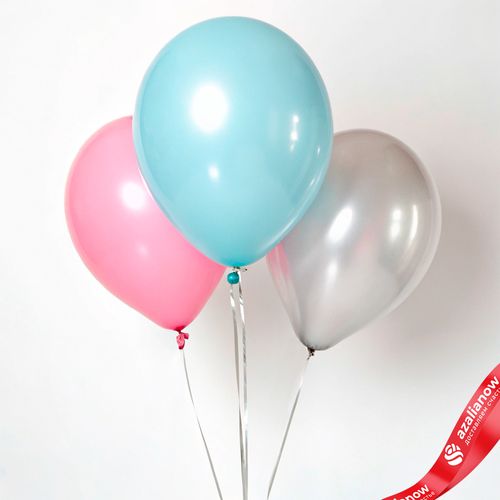 Композиция из 3 шаров с гелием, 30 см, вар.2