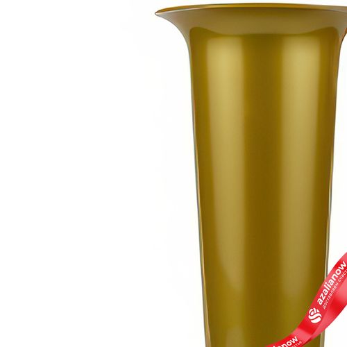 Фото 4: Ваза «Ритуальная», D10xH25,5см, 0,65л, золотой