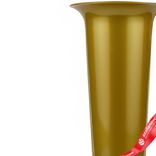 Маленькое фото 4: Ваза «Ритуальная», D10xH25,5см, 0,65л, золотой