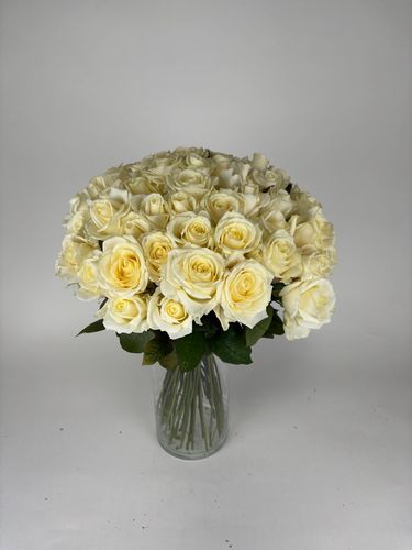 Фото флориста 1: Белые розы
