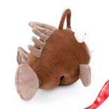Маленькое фото 2: Игрушка м/н «Рыба Удильщик», 35см, коричневый