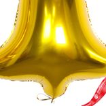 Маленькое фото 5: Шар с гелием «Фигура - Колокольчик», золото, 81 см