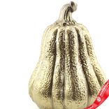 Маленькое фото 2: Сувенир «Тыква» (керамика), Н23х17,5х17,5см, золотой