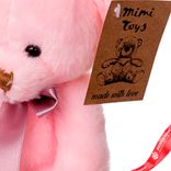 Маленькое фото 5: Игрушка м/н «Медведь с бантом», 15см, розовый