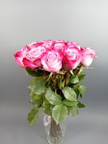 Фото флориста 1: 19 розовых роз 50 см, Россия