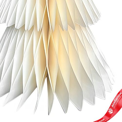 Фото 5: Сувенир «Елочка» (бумага), D20х30см, кремовый