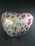 Фото флориста 3: Шар с гелием «Моя Любовь», 46 см