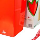 Маленькое фото 5: Горшок (Кашпо) с автополивом «Vina», пластик, 9,5x9,5x18,5см, оранжевый