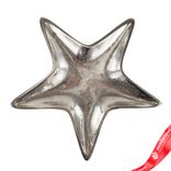 Маленькое фото 2: Поднос «Звезда» (металл), H2,5x28x27,5см, серебряный