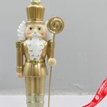 Маленькое фото 3: Сувенир «Щелкунчик» (полирезин), H16x5,5x4см, золотой