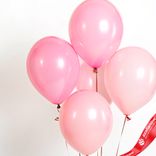 Маленькое фото 2: Композиция из 5 шаров с гелием, 30 см, розовый