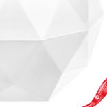 Маленькое фото 5: Кашпо «Топаз» (пластик), D22xH15см, 2,5л, белый