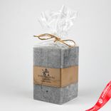 Маленькое фото 1: Свеча-квадрат «Йоркшир» (40 часов, пальмовый воск), 7x7xH12см, серый