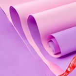 Маленькое фото 5: Пленка жемчужная двусторонняя, 60 см 10 м, розовый/сиреневый