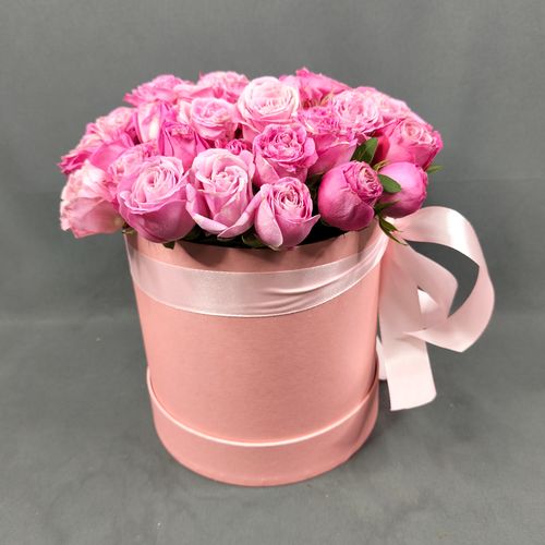 Фото флориста 1: Розы в коробках