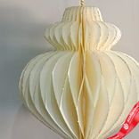 Маленькое фото 2: Украшение подвесное «Юла» (бумага), D8х10см, кремовый