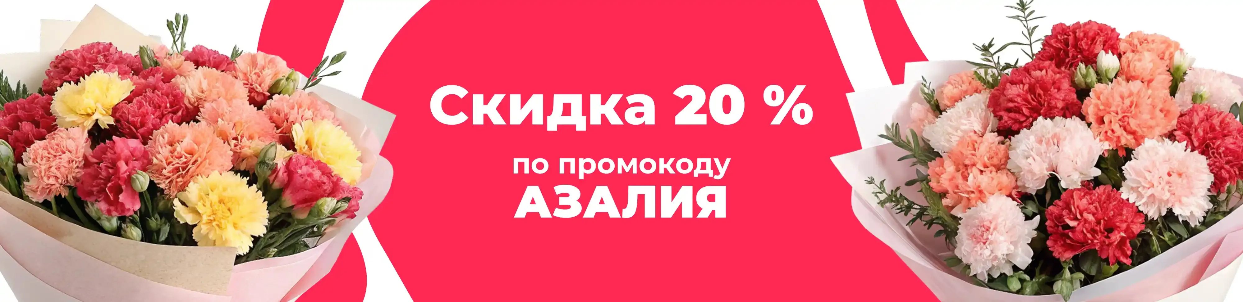 Баннер для рубрики: Гвоздики на день рождения