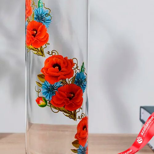 Фото 4: Ваза FLORA «Цветочная поляна», 7,5х26,5 см, микс. Сервис доставки цветов AzaliaNow