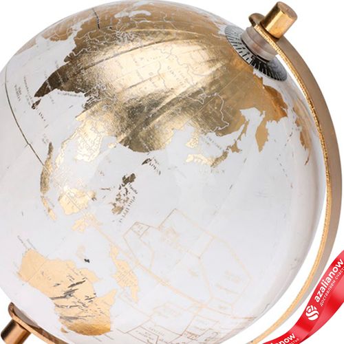 Фото 4: Сувенир «Глобус» (дерево), H18хD13см, цв. в асс.