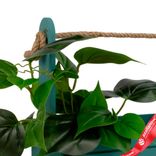 Маленькое фото 5: Корзина (дерево), 21х12х23см, изумрудный