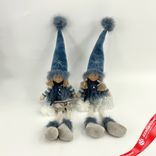 Маленькое фото 1: Сувенир «Мальчик/Девочка сидящий», Н60х16х11см, в асс., синий