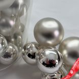 Маленькое фото 5: Набор шаров 36 шт. на проволоке (стекло), D2,5-3см, в асс., серебряный