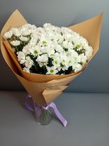 Букет из 15 ромашек «Ромашки для мамы». Фото флориста - 0