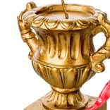 Маленькое фото 2: Свеча «Кубок» (парафин), 13,5хН13см, золотой