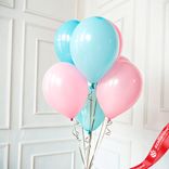 Маленькое фото 1: Композиция из 7 шаров с гелием, 30 см, вар.15