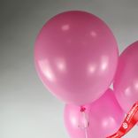 Маленькое фото 4: Композиция из 3 шаров с гелием, 30 см, ярко розовый