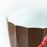 Маленькое фото 5: Кашпо «Флюте» со вставкой (пластик), D16xH14,5, 1,9л, мокко