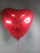 Фото флориста 5: Шар с гелием «Горящее Сердце», 48см.